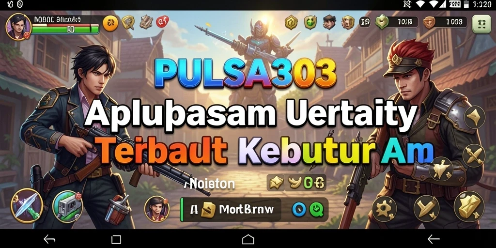 Tampilan aplikasi PULSA303 yang sederhana dan intuitif.