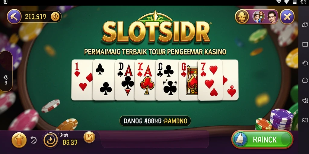 Gameplay SLOTSIDR yang seru dan interaktif dalam permainan domino.
