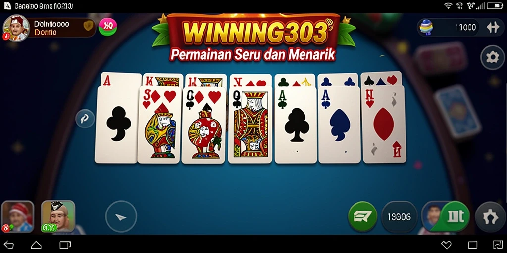 Tampilan menarik dari gameplay Domino di WINNING303.